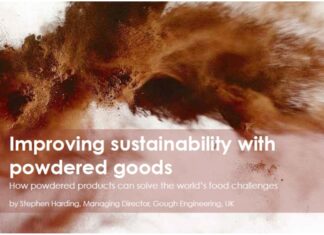 Improving sustainability with powdered goods